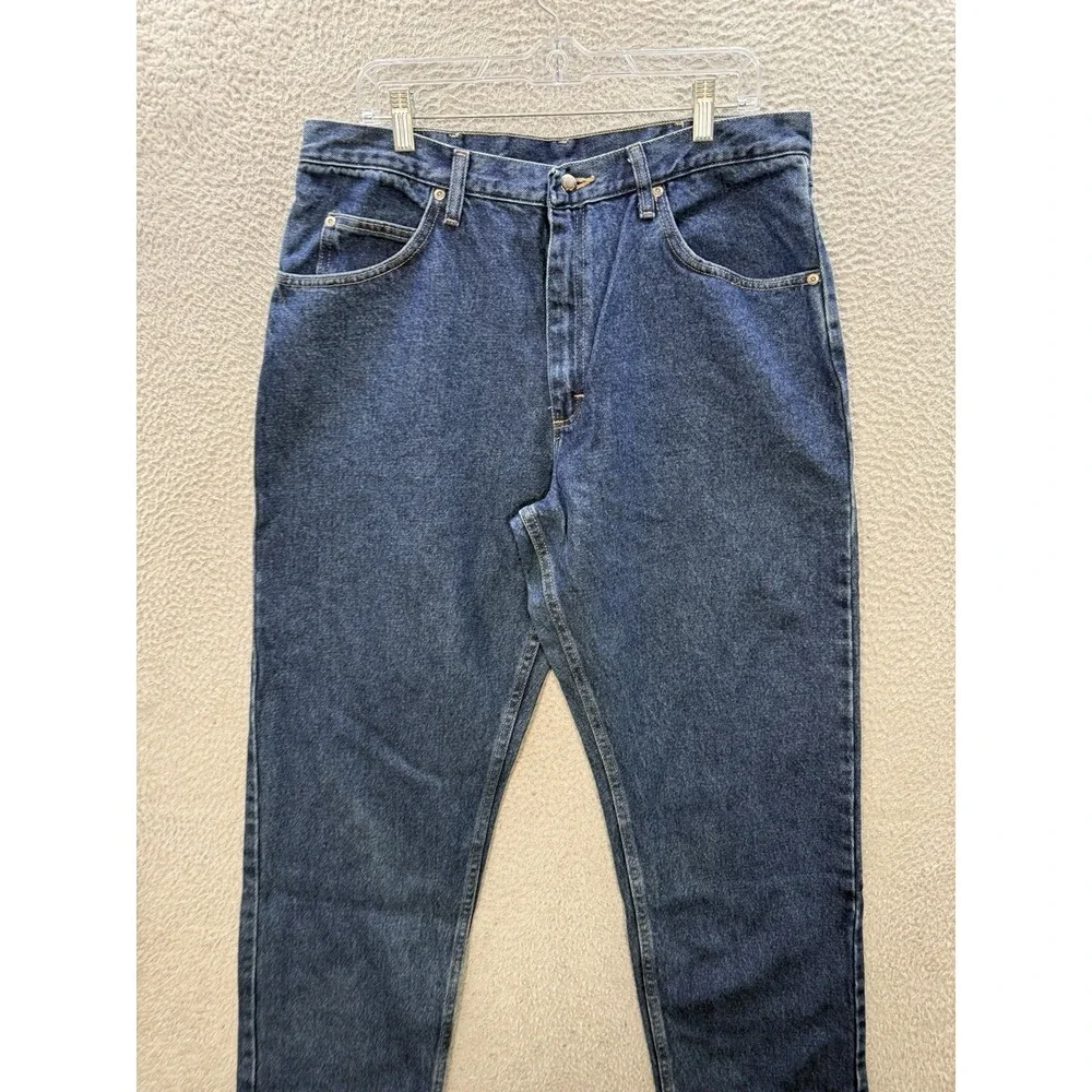 Wrangler Jeans Mens 36x32 Blue Relaxed Fit Workwear Chore Barn Grunge Skater NEW